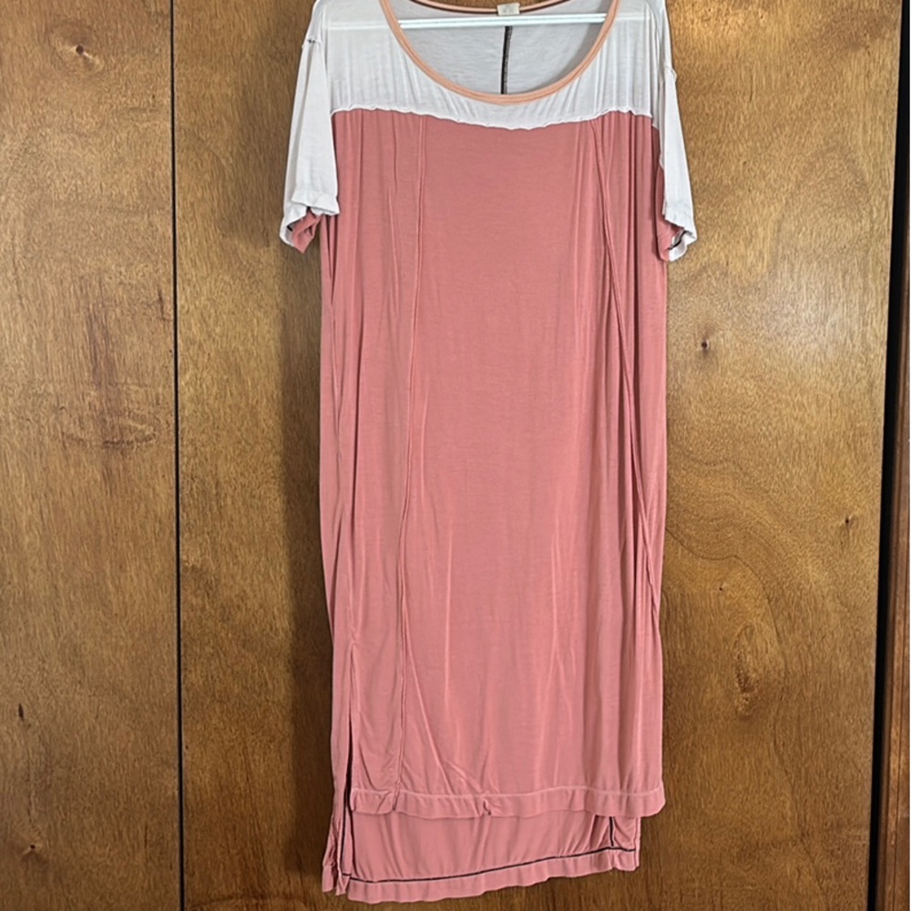 We The Free Peach and Cream Top